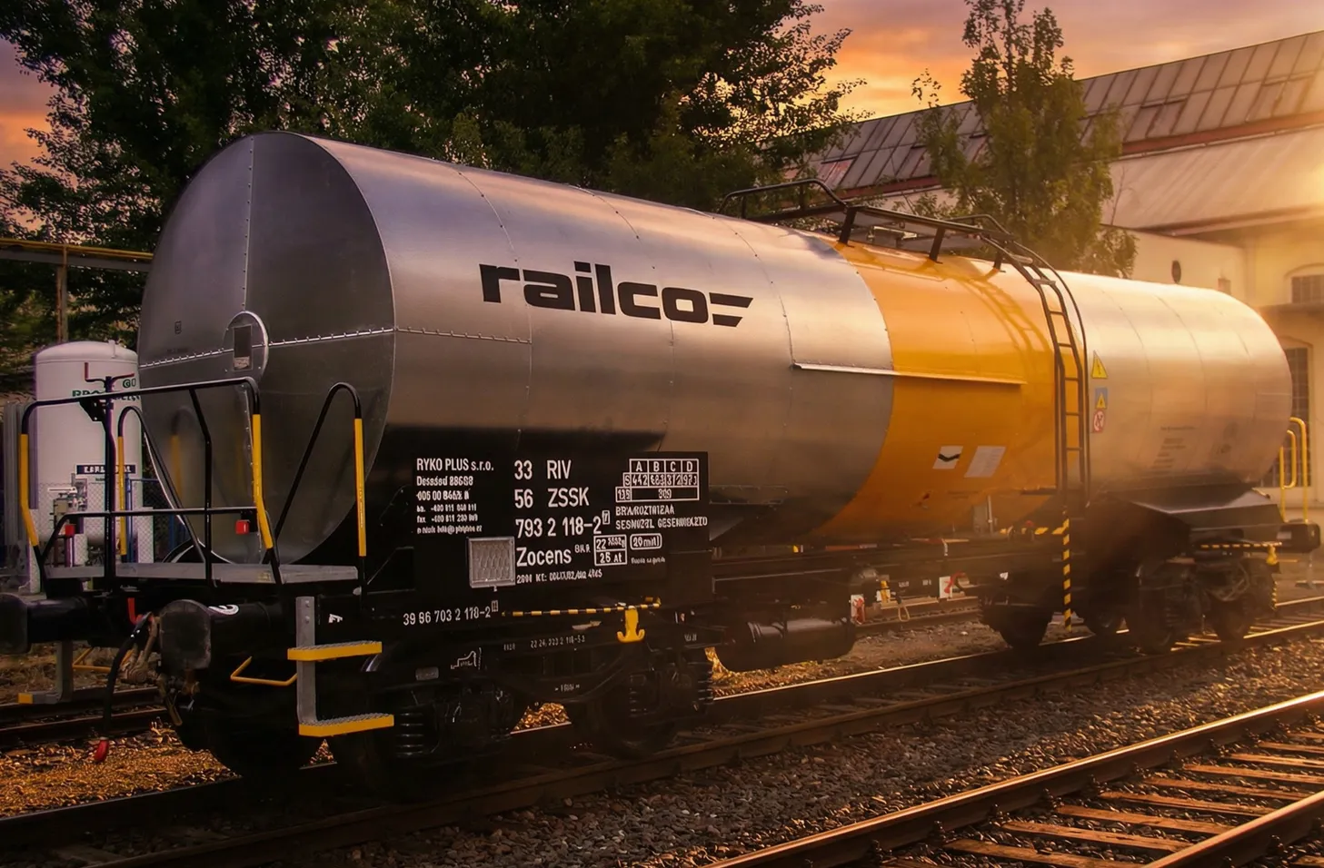 Zacens 40 m³ tank wagon - Railco