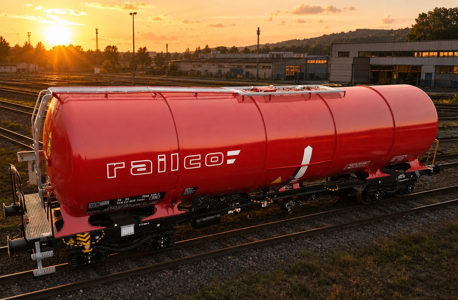Zacns 88 m³ JET A-1 tank wagon - Railco