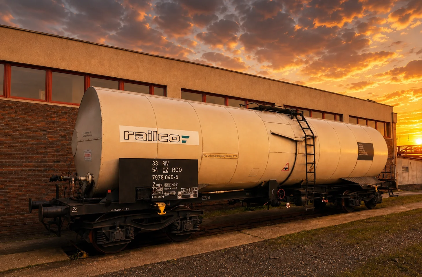 Zaes 65 m³ tank wagon - Railco