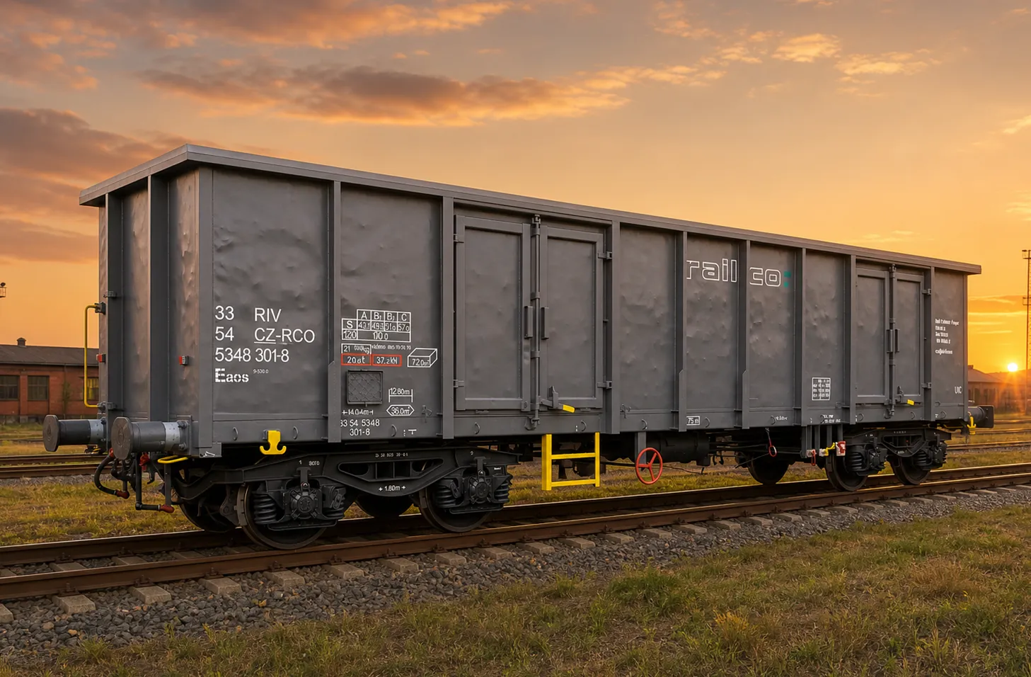 High-sided wagons - Railco