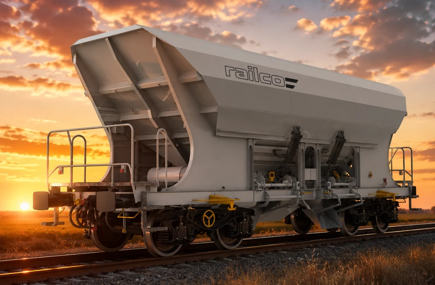 Hopper wagons - Railco