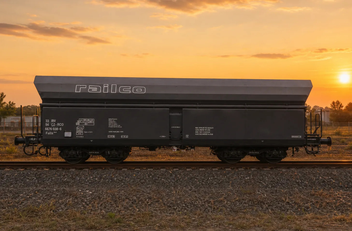 Falls 75 m³ hopper wagon - Railco